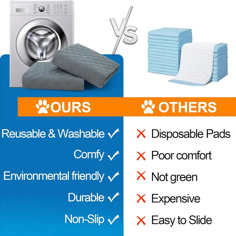 Reusable Dog Pee Pad - Washable & Absorbent Mat | Canisalfa