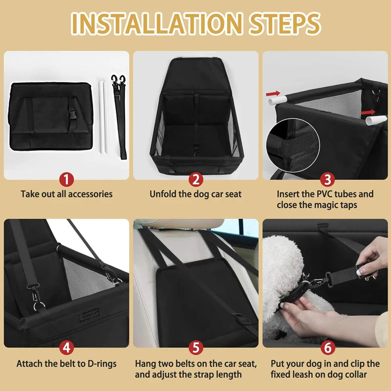 Car Pet Seat Cushion - Comfortable & Safe Travel | Canisalfa