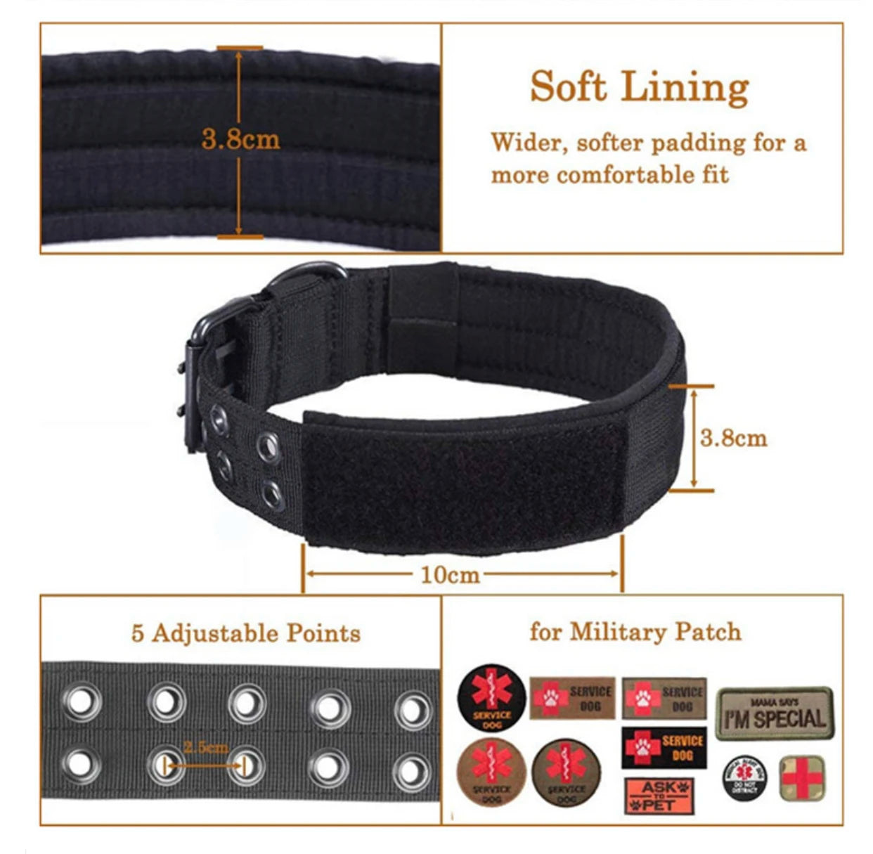 Nylon Dog Collar - Heavy-Duty Tactical Collar | Canisalfa