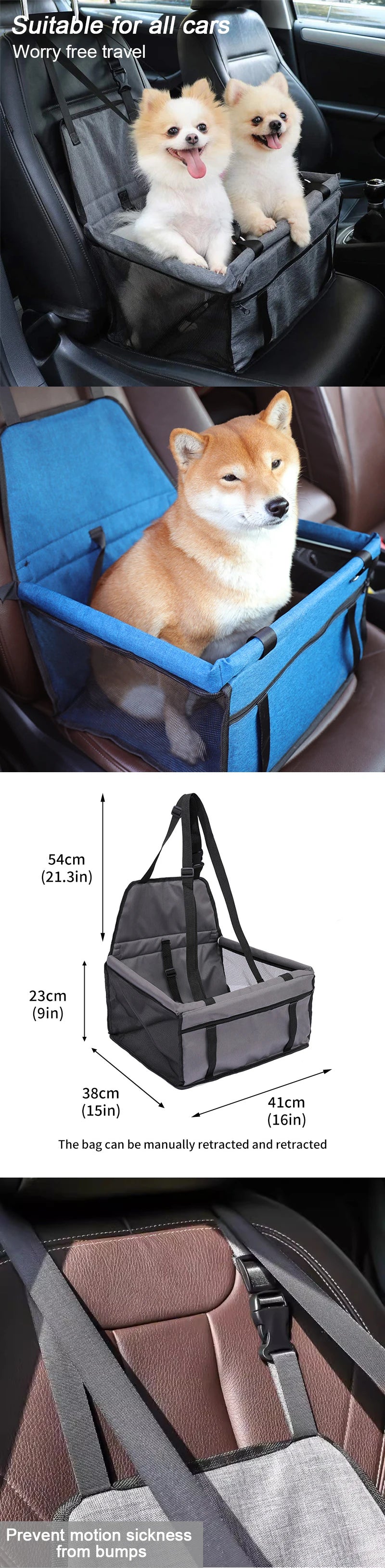 Car Pet Seat Cushion - Comfortable & Safe Travel | Canisalfa
