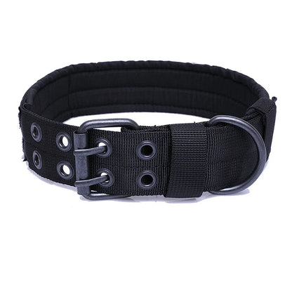 Adjustable Dog Collar Classic Reflective Training Military Dog Collar Nylon Heavy Duty Tactical Dog Collar German Shepherd