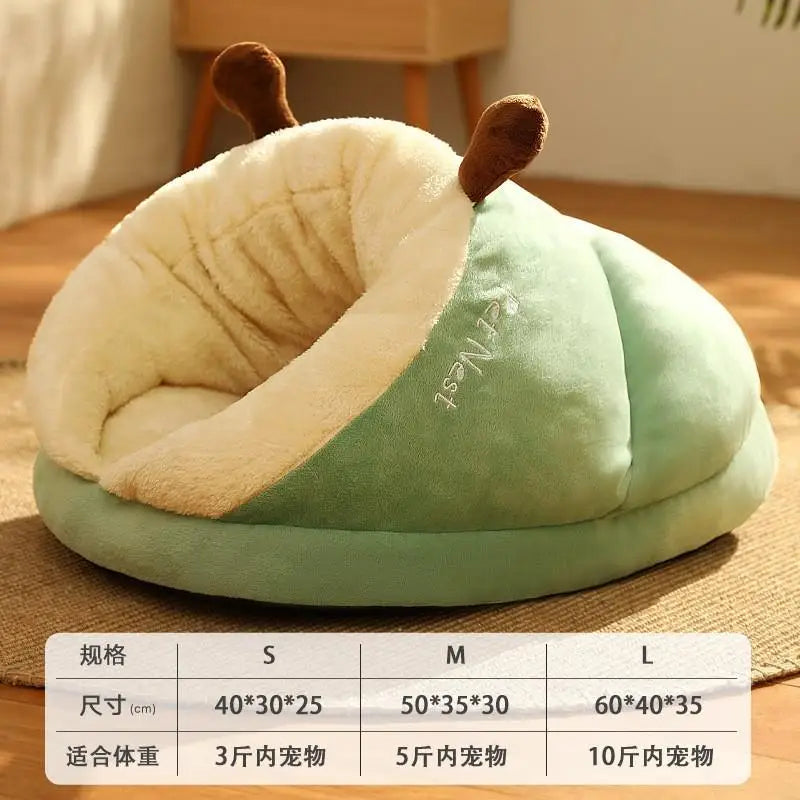 Warm Small Dog Kennel Bed - Cozy Pet House | Canisalfa