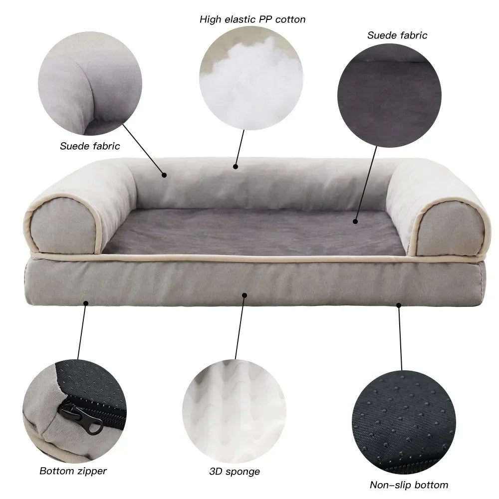 Comfortable Dog Sofa Bed - Non-Slip Pet Bed | Canisalfa