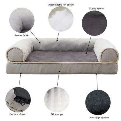 Comfortable Dog Sofa Bed - Non-Slip Pet Bed | Canisalfa