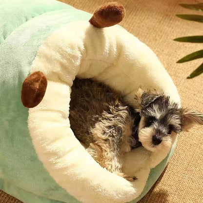 Warm Small Dog Kennel Bed - Cozy Pet House | Canisalfa