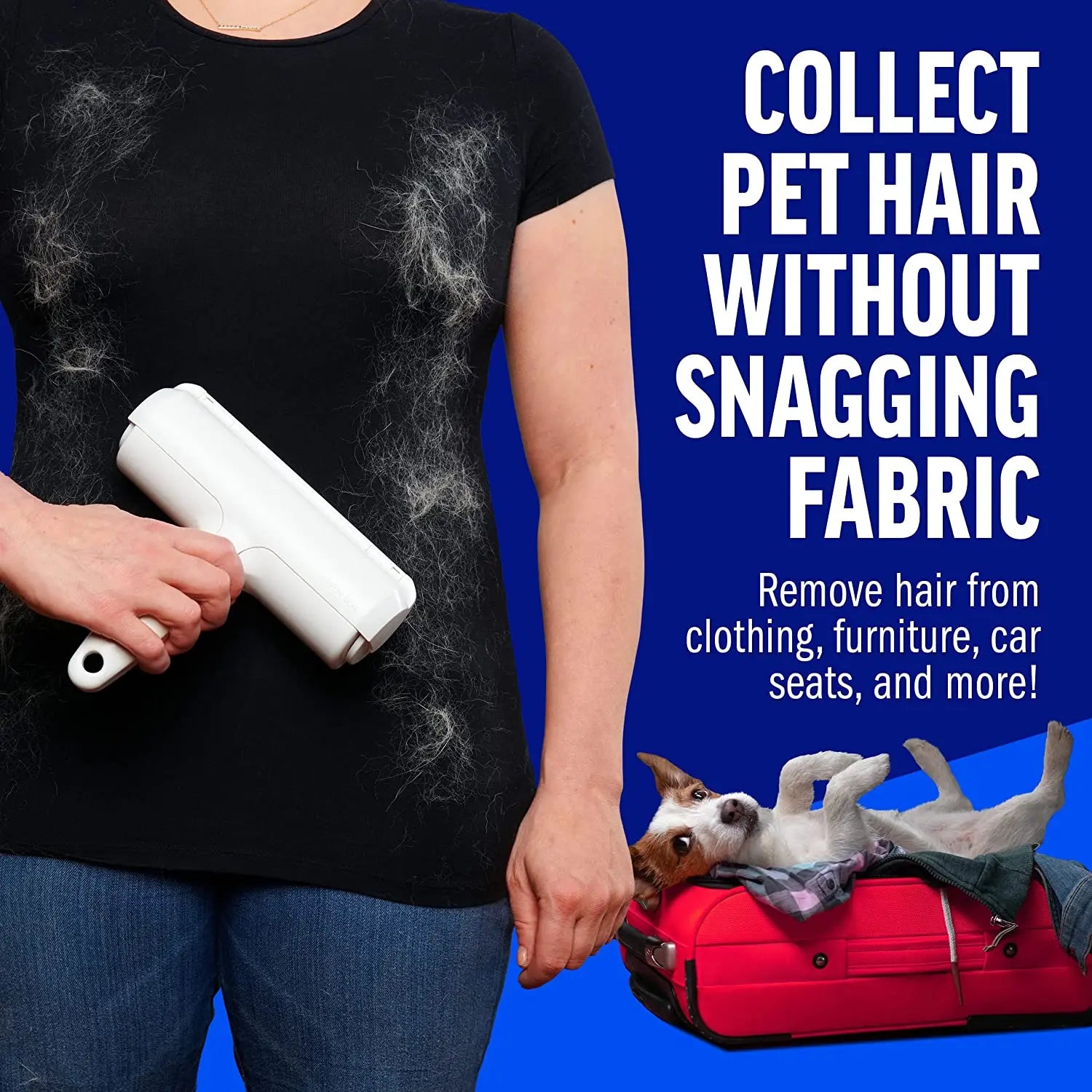 Pet Hair Remover Roller - Dog & Cat Fur Removal | Canisalfa