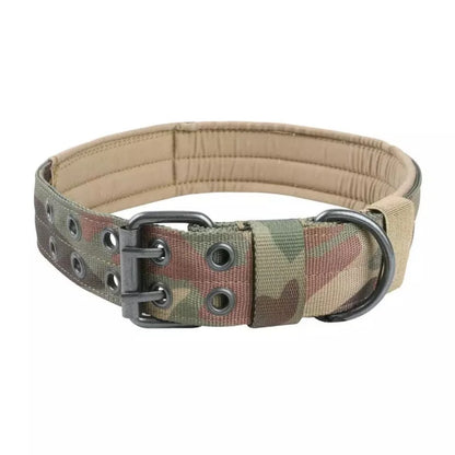 Adjustable Dog Collar Classic Reflective Training Military Dog Collar Nylon Heavy Duty Tactical Dog Collar German Shepherd