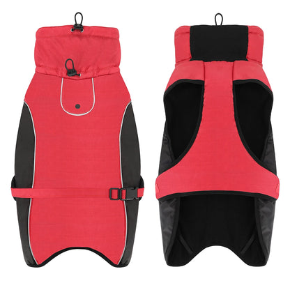 Waterproof Dog Winter Jacket - Windproof Coat | Canisalfa