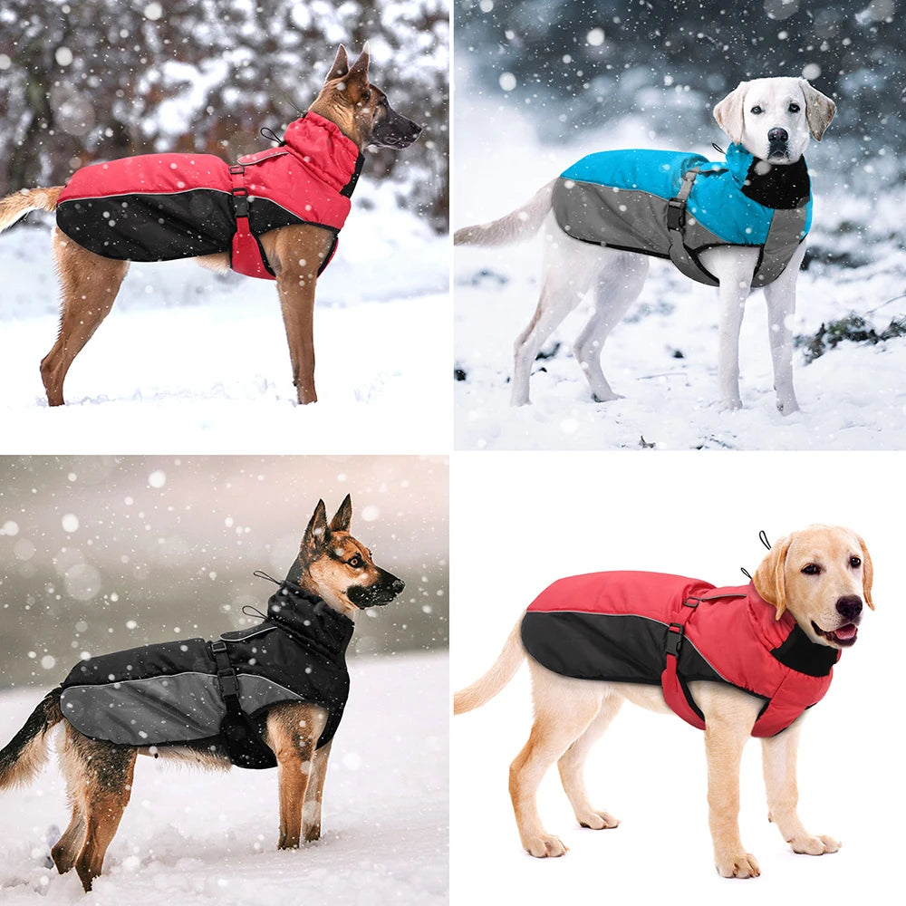 Waterproof Dog Winter Jacket - Windproof Coat | Canisalfa