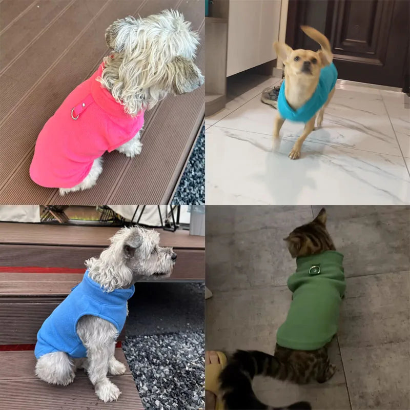 Winter Warm Fleece Dog Clothes - Cozy Pet Jacket | Canisalfa