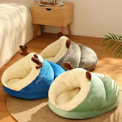 Warm Small Dog Kennel Bed - Cozy Pet House | Canisalfa